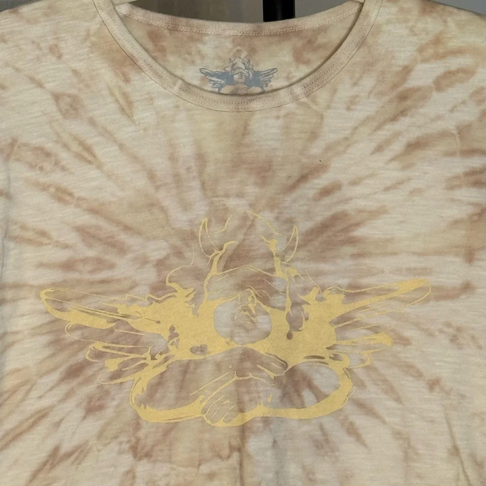 Boys Lie Tie-Dye Crop Top Graphic Tee 100% Cotton – Size M - Picture 5 of 7